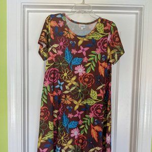 LULAROE Carly Tropical Dress S